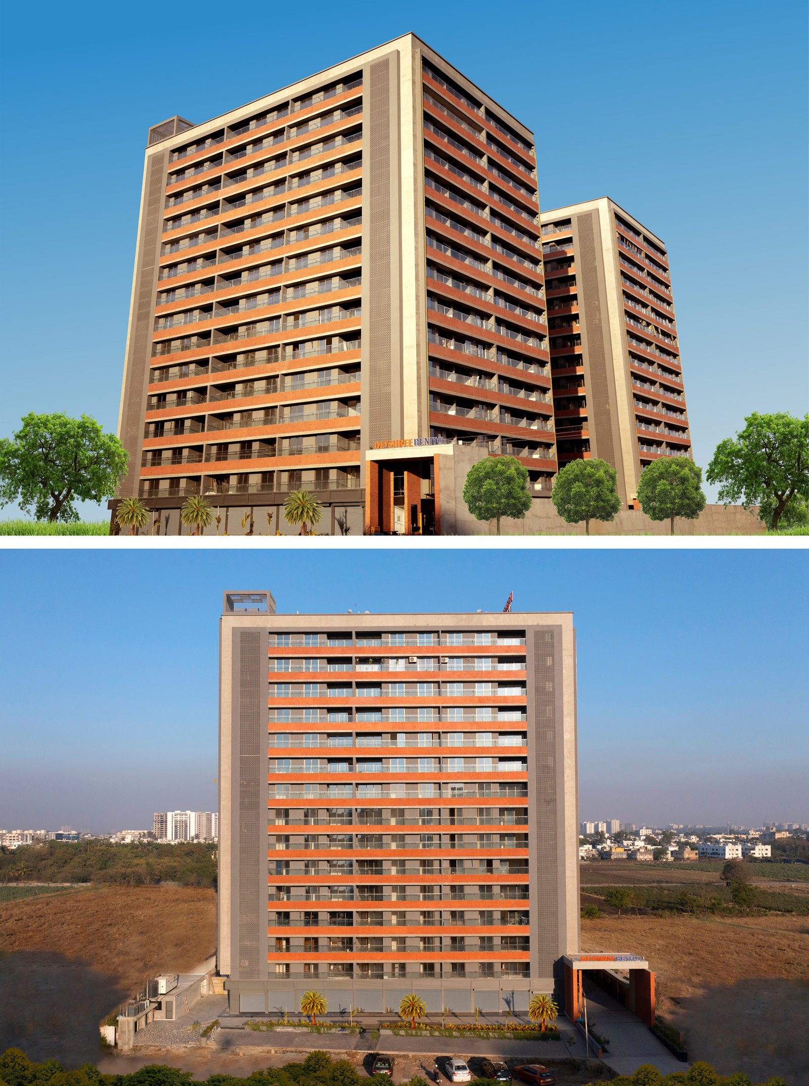 Front view and side of Devshree Benito